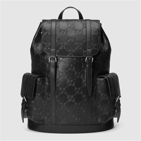 gucci black backpack purse|Gucci backpack unisex.